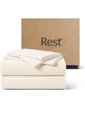 REST® Evercool®+ Cooling Sheet Set for Hot Sleepers,Night Sweats King Snow Ivory